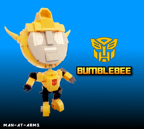 Bumblebee Una vez empecé, no pude resistir la tentación de añadir más Transformers a la colección.  Aquí tenemos a Bumblebee, nuestro pequeño heroe amarillo favorito