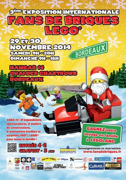 Cartel Fans de Briques LEGO 2014