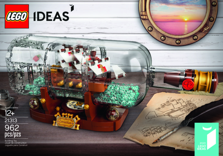 Lego botella best sale barco